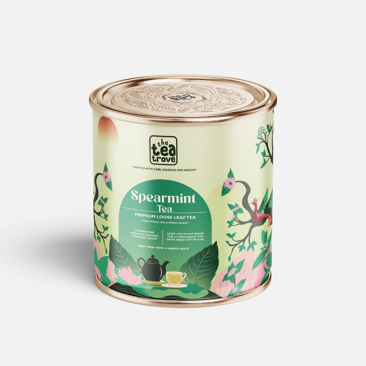 Organic Spearmint Tin - 100g