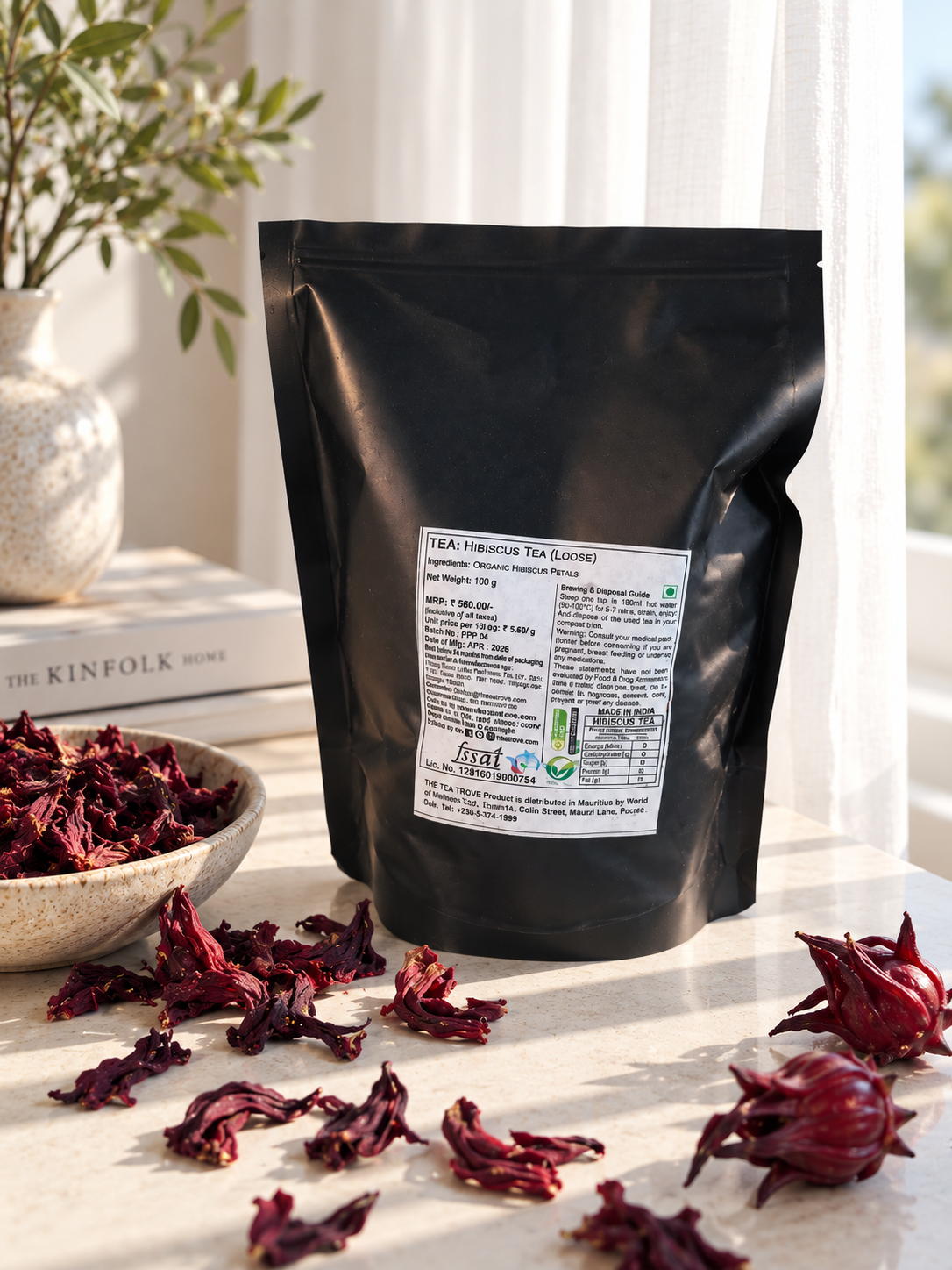 Hibiscus Pouch- Loose Flowers